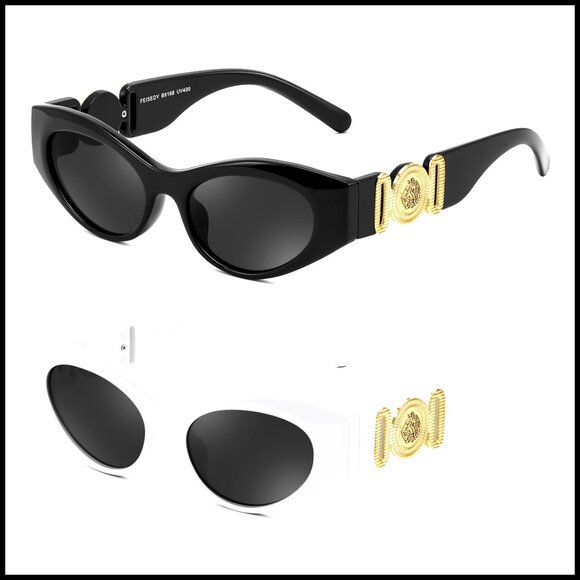 Cat Eye Sunglasses, Small Frame, UV400 Protection, Plastic